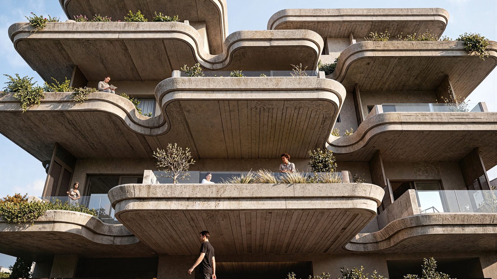 Full exterior view of the KP Residential Complex