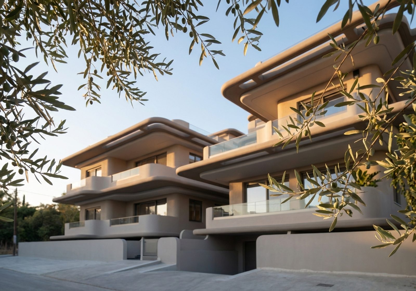 Composition of concrete slabs and voids at S-UDA Residencies